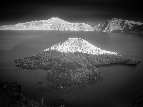 Crater Lake Infrared
